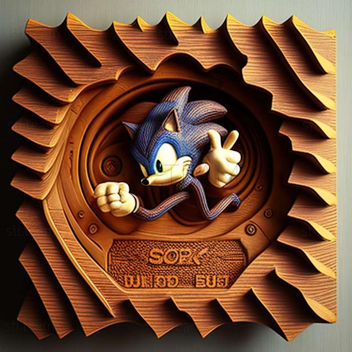 3D model Sonic The Hedgehog 3 game (STL)